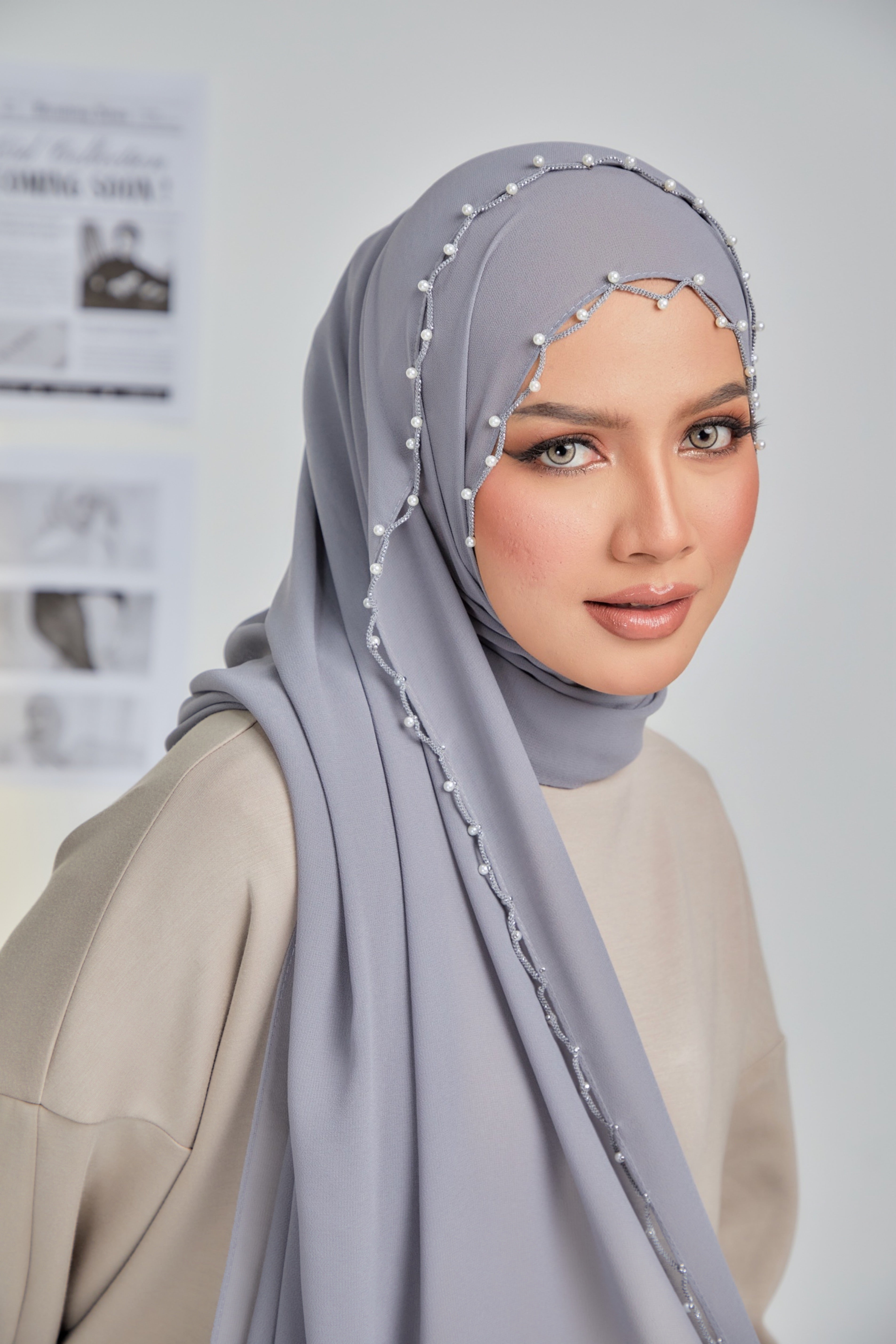 Pearl Series Beaded Shawl