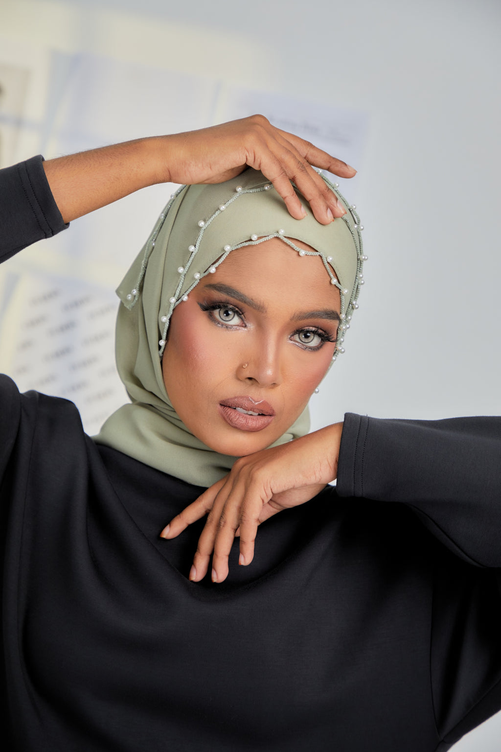 Pearl Series Beaded Shawl