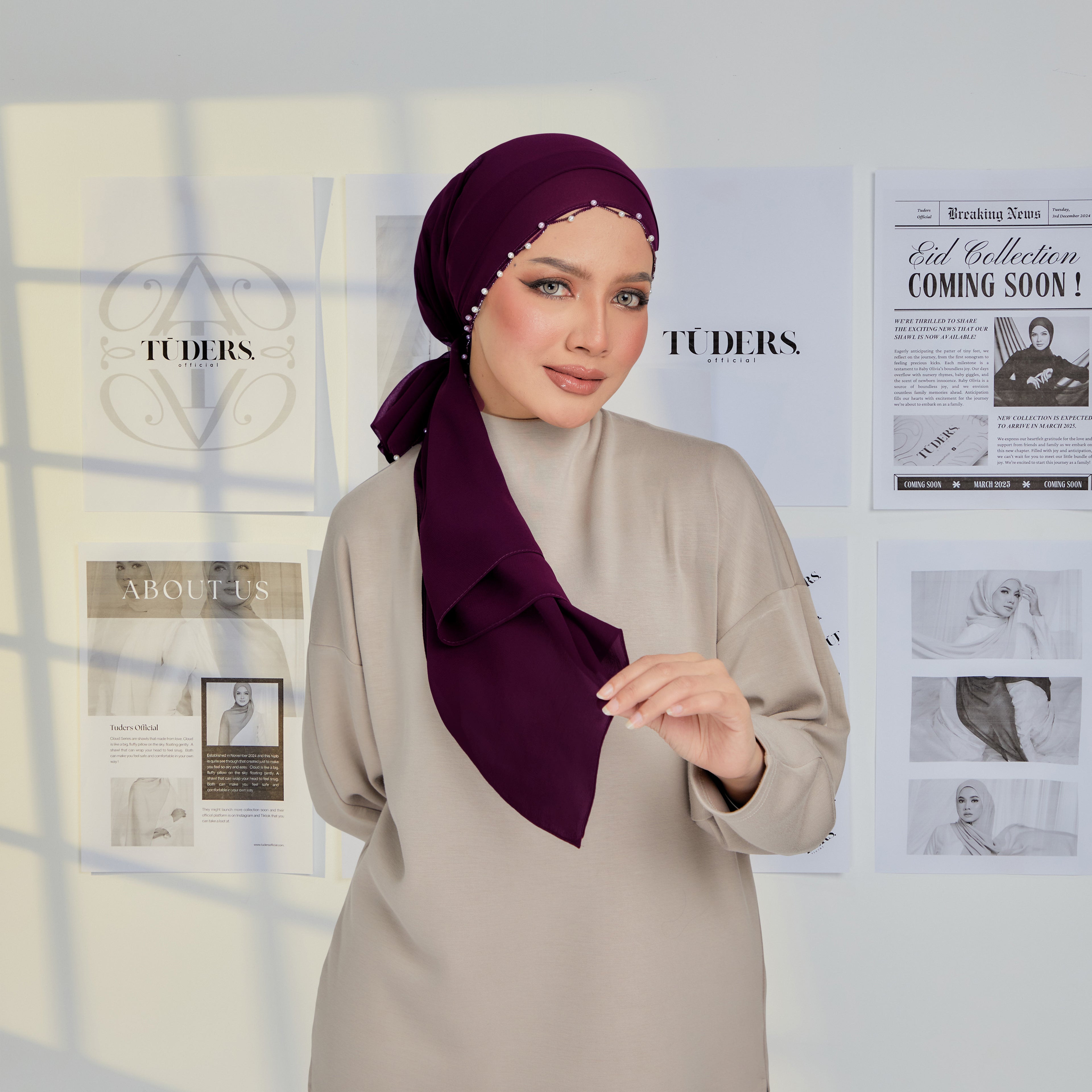 Pearl Series Beaded Shawl