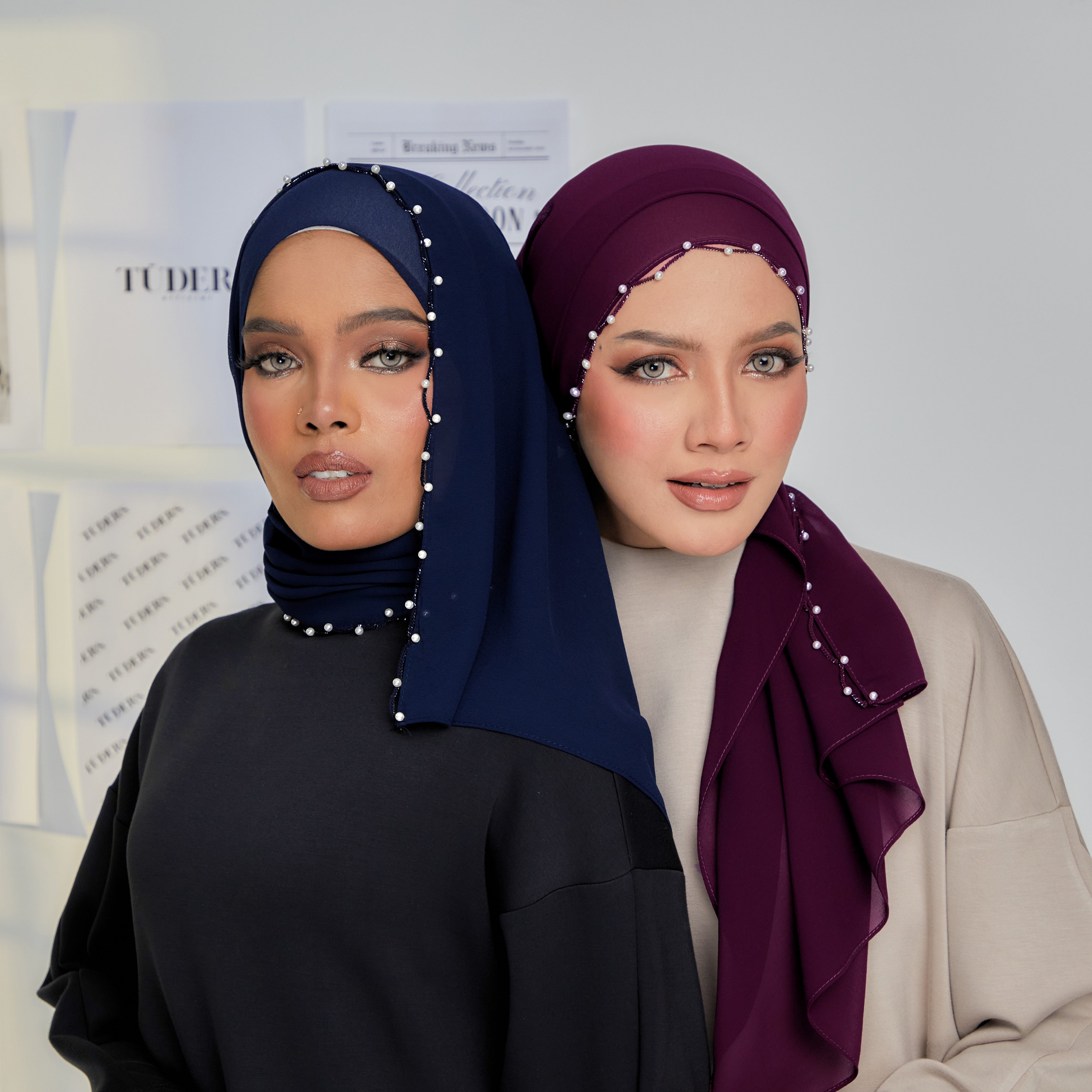 Pearl Series Beaded Shawl