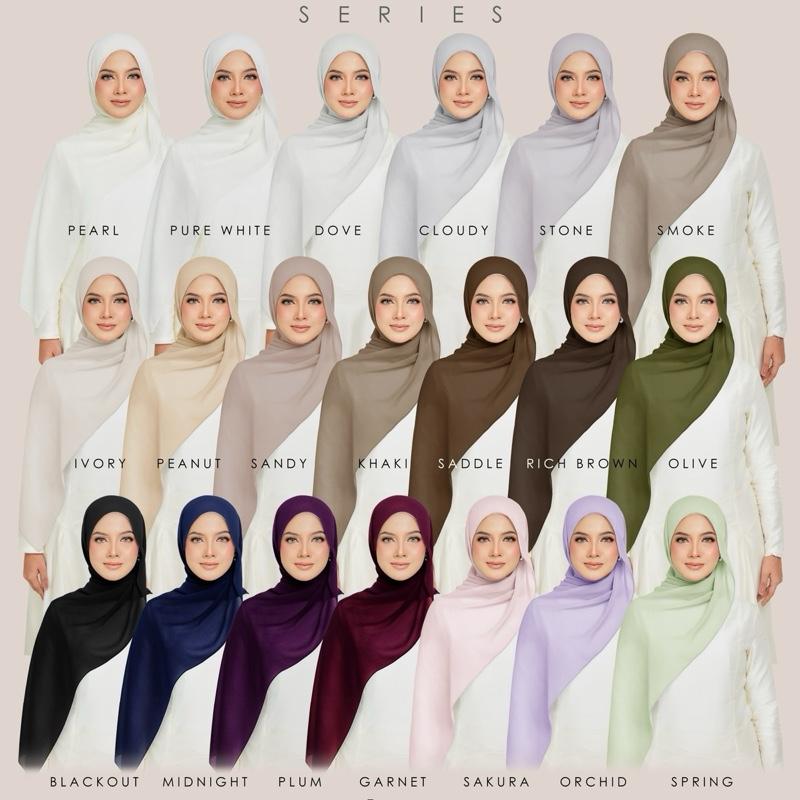 Cloud Series Plain Shawl